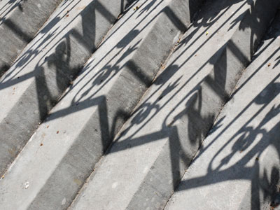 l'escalier du parc