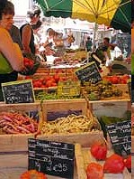 at the market