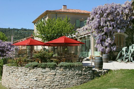 the restaurant's terrace